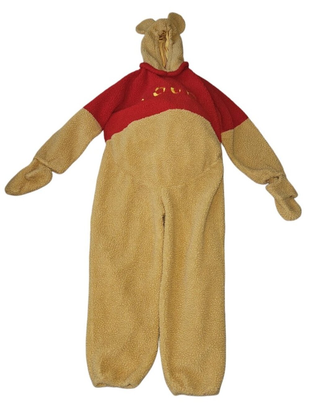 Disney Store Winnie Pooh Halloween Costume Full Body Padded Tummy Adult Large